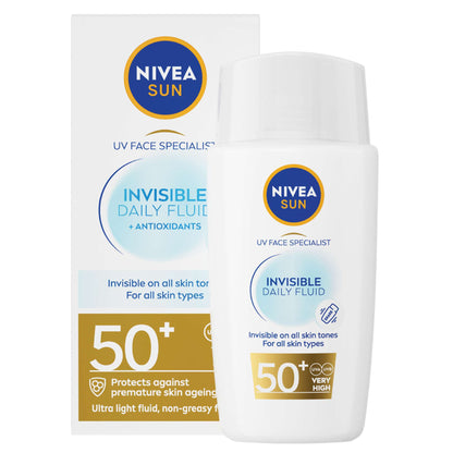Nivea Sun Care UV Face Specialist Invisible Daily Fluid SPF50+ 40ml - Additional 1