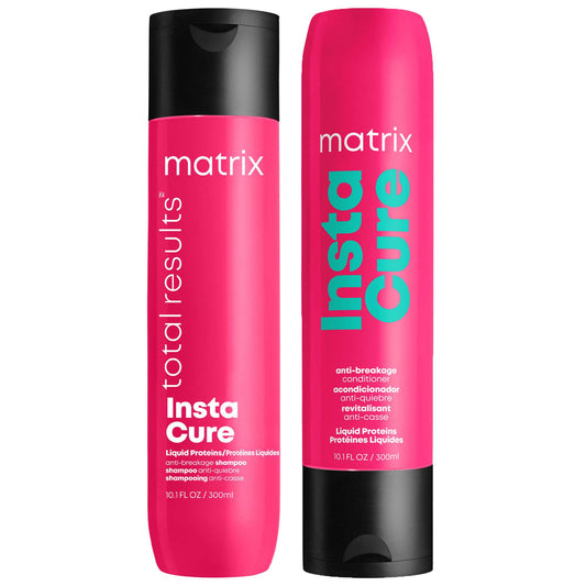 Matrix  Duo: Total Results InstaCure Anti-Breakage Shampoo and Conditioner 300ml for Damaged Hair