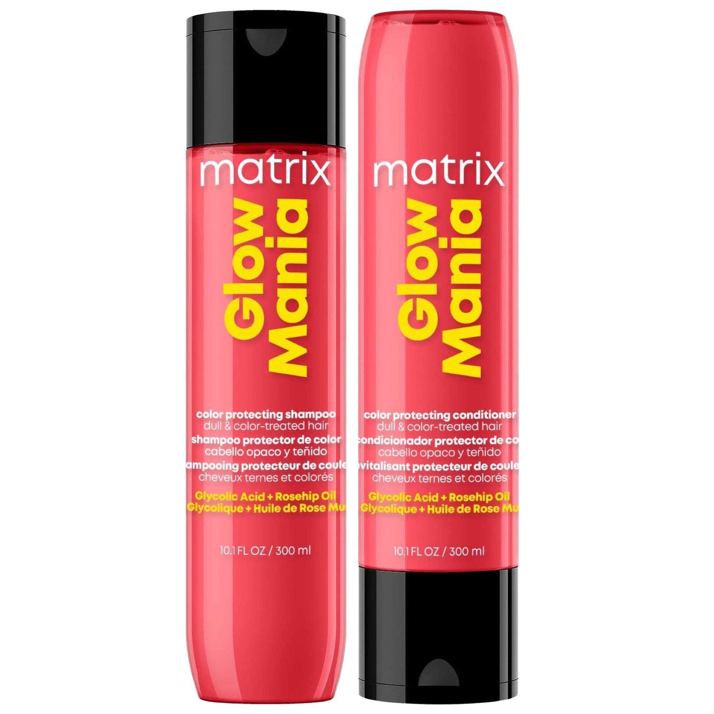 Matrix  Duo: Glow Mania Colour Protecting Shampoo & Conditioner 300ml for Coloured Hair