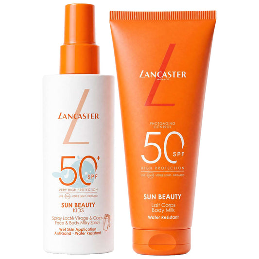 Lancaster  Duo: Face & Body Milky Spray SPF50+ 150ml & Sun Beauty Body Milk SPF50 100ml