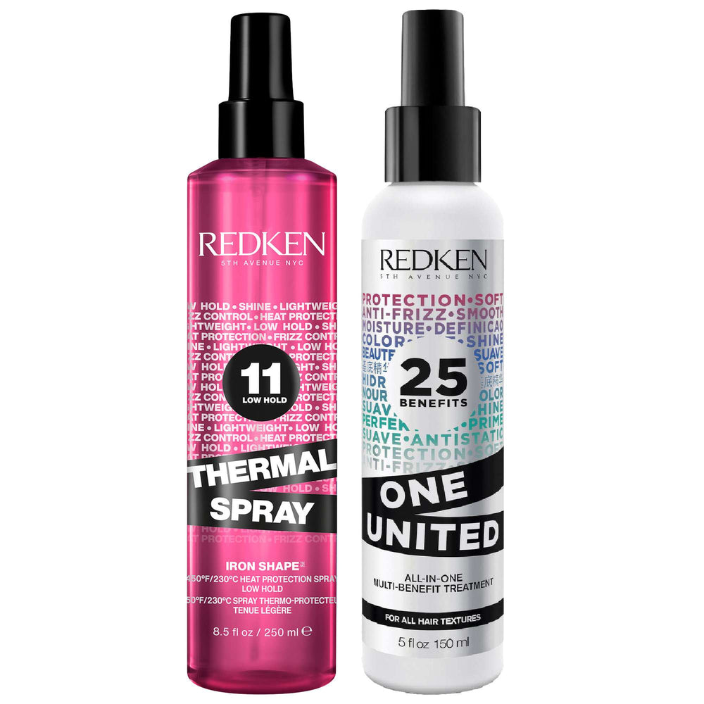 Redken  Duo: Thermal Spray 250ml & One United Treatment 150ml