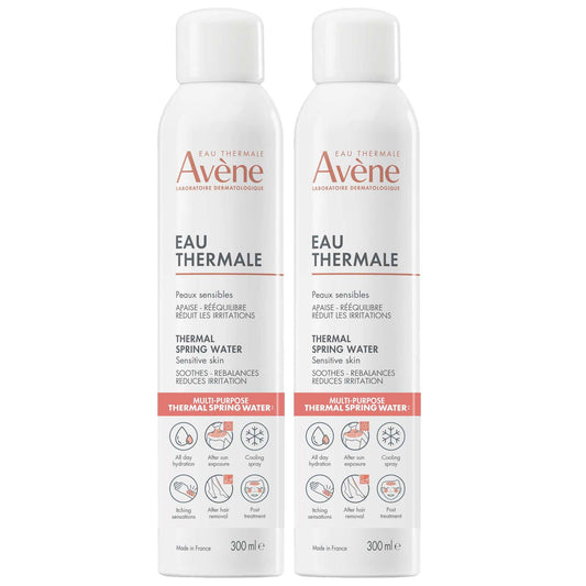 Avène  Duo: Thermal Spring Water Spray 300ml x 2