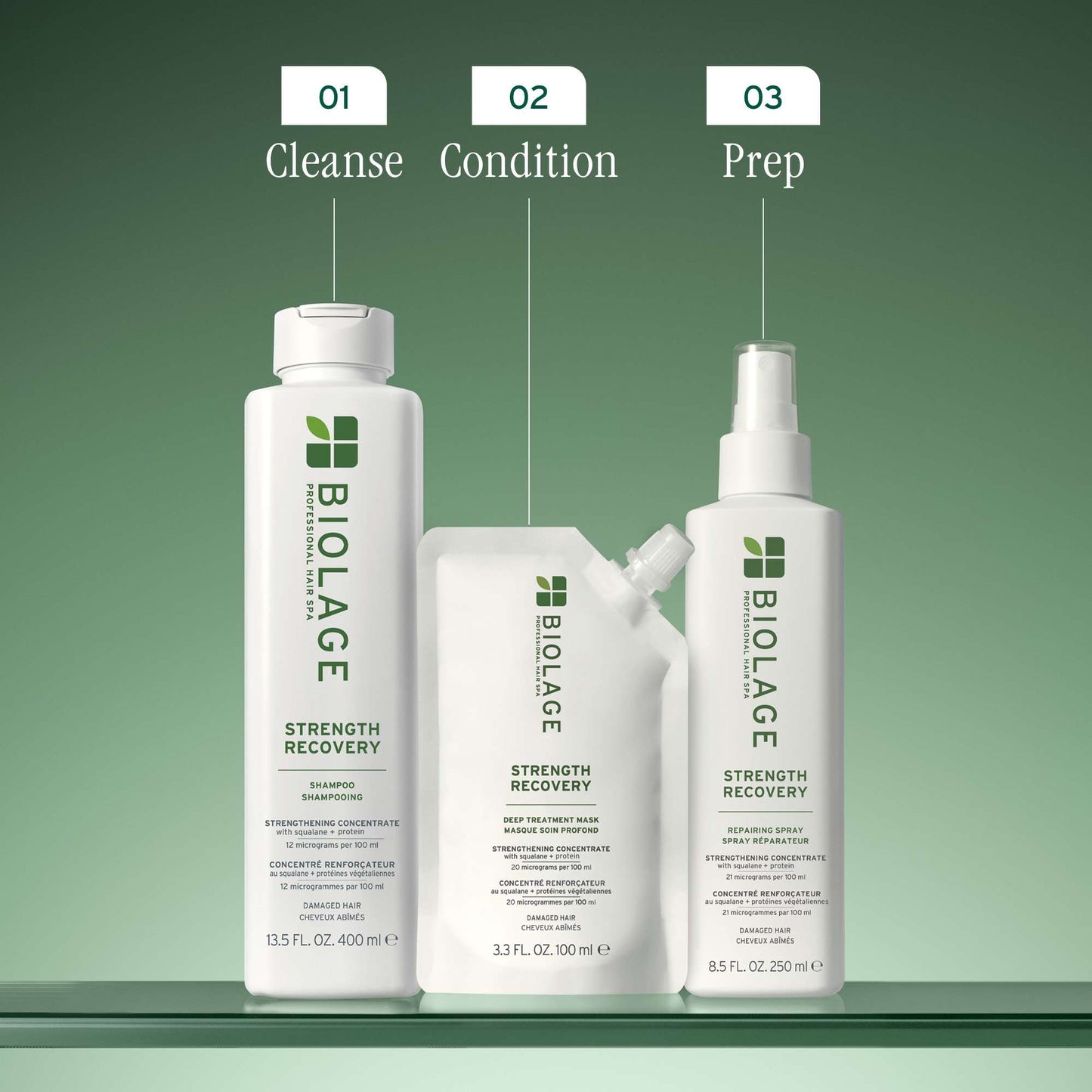 Biolage Strength Recovery Deep Treatment Pack 100ml - Additional 6