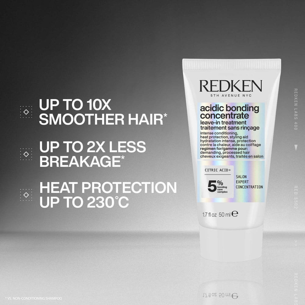 Redken Acidic Bonding Concentrate Leave-In Treatment, Heat Protection 50ml (Launch 01/08/2025) - Additional 1