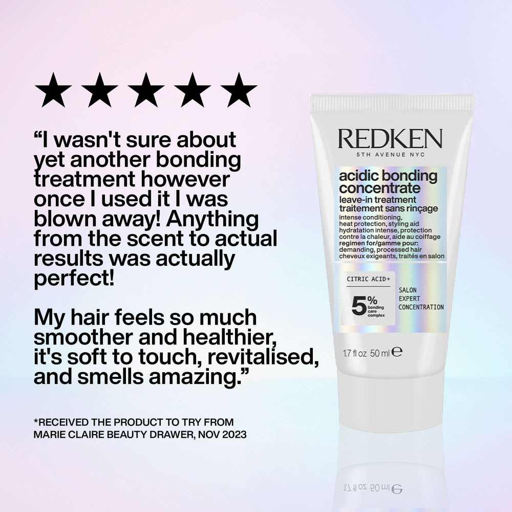 Redken Acidic Bonding Concentrate Leave-In Treatment, Heat Protection 50ml (Launch 01/08/2025) - Additional 2
