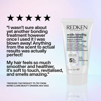 Redken Acidic Bonding Concentrate Leave-In Treatment, Heat Protection 50ml (Launch 01/08/2025) - Additional 2