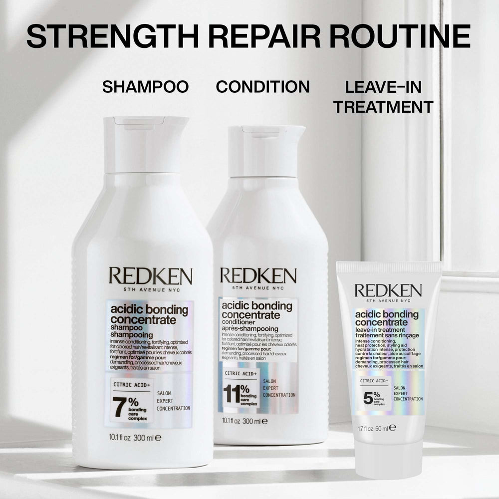 Redken Acidic Bonding Concentrate Leave-In Treatment, Heat Protection 50ml (Launch 01/08/2025) - Additional 3