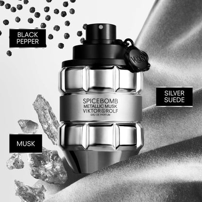 Viktor&Rolf Spicebomb Metallic Musk Eau de Parfum Spray 50ml (Launch 06.08.2025) - Additional 2