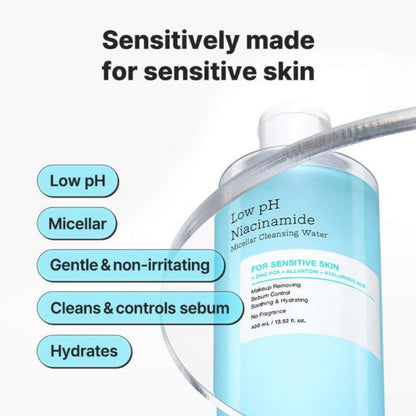 Cosrx  Low pH Niacinamide Micellar Cleansing Water 400ml - Additional 2