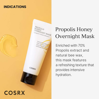 Cosrx Mask / Pack Full Fit Propolis Honey Overnight Mask 60ml - Additional 1