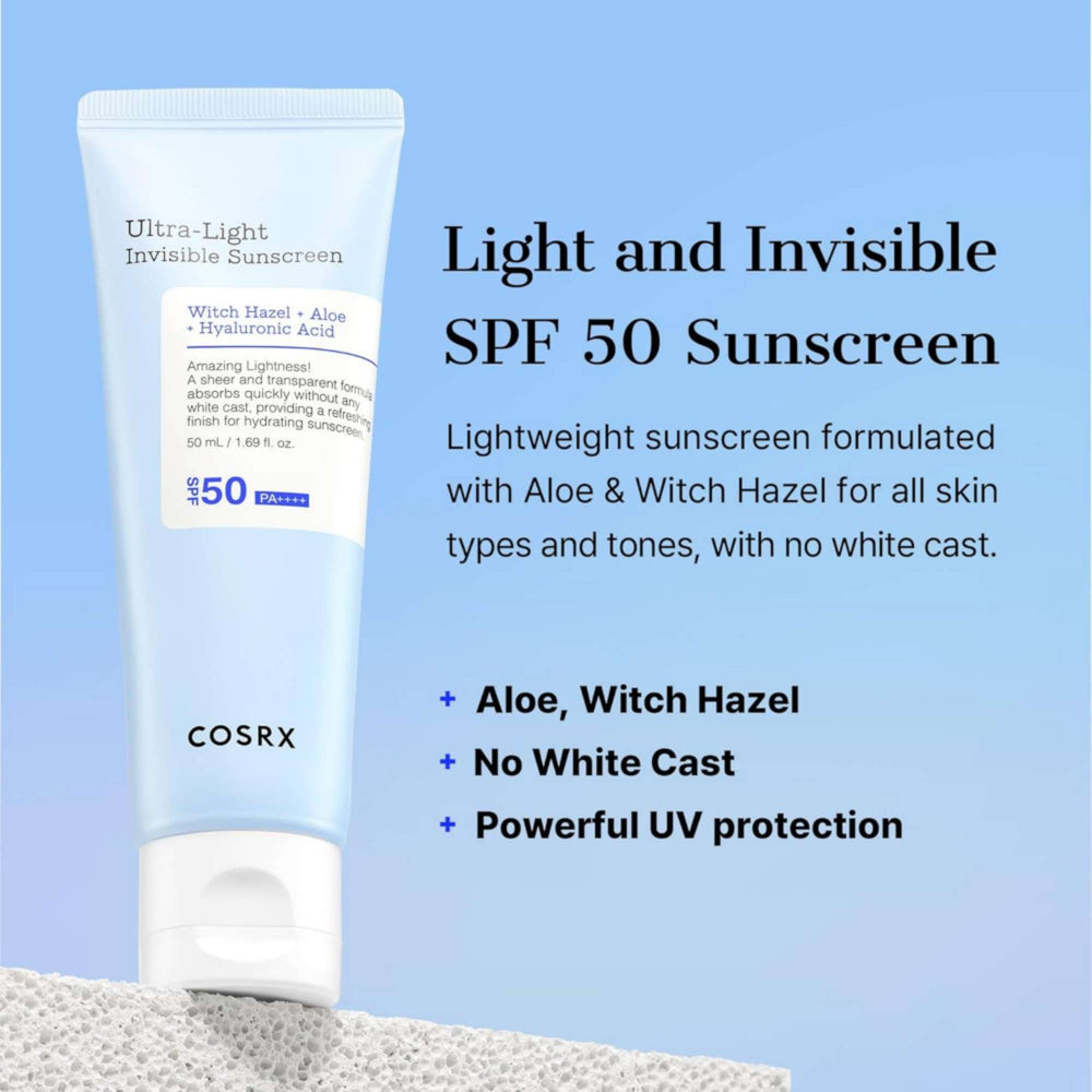 Cosrx Sun Care  Ultra Light Invisible Sunscreen PA++++ SPF50 50ml - Additional 1