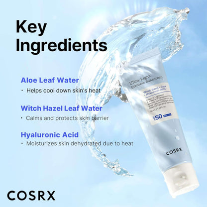 Cosrx Sun Care  Ultra Light Invisible Sunscreen PA++++ SPF50 50ml - Additional 2