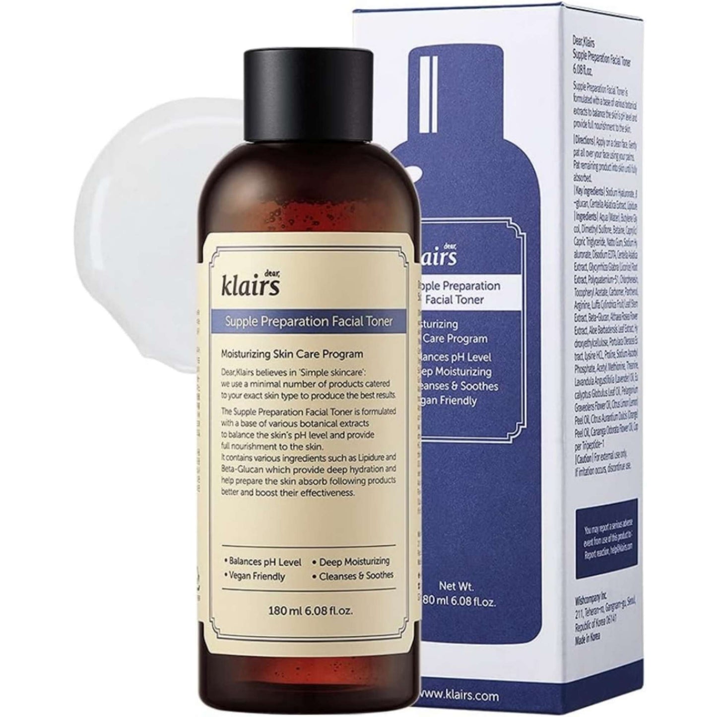Dear, Klairs Toners Supple Preparation Facial Toner 180ml - Additional 1
