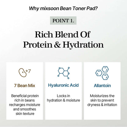 Mixsoon Skincare Bean Toner Pads x 70 - Additional 5
