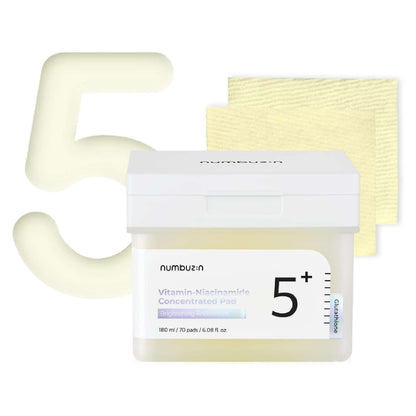 Numbuzin Skincare No.5 Vitamin-Niacinamide Concentrated Pad x 70 - Additional 1