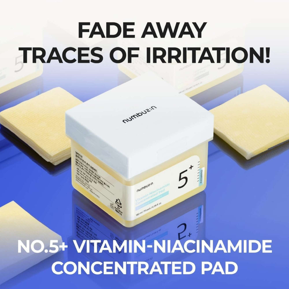 Numbuzin Skincare No.5 Vitamin-Niacinamide Concentrated Pad x 70 - Additional 2