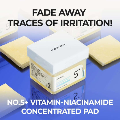 Numbuzin Skincare No.5 Vitamin-Niacinamide Concentrated Pad x 70 - Additional 2