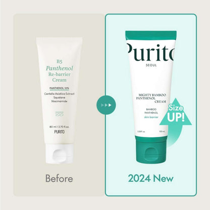 Purito Skincare Mighty Bamboo Panthenol Cream 100ml - Additional 2