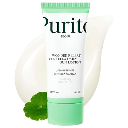 Purito Sun Care Wonder Releaf Centella Daily Sun Lotion SPF50+ PA++++ 60ml - Additional 1