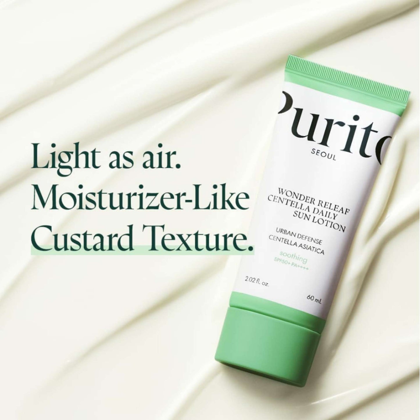 Purito Sun Care Wonder Releaf Centella Daily Sun Lotion SPF50+ PA++++ 60ml - Additional 4