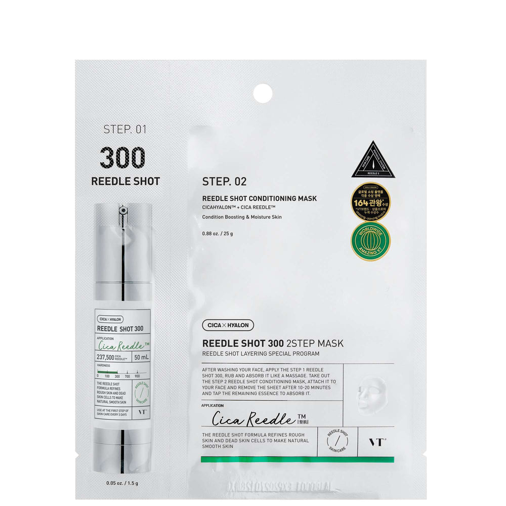 VT Cosmetics  Gifts & Sets Mild Reedle Shot 300 2-Step Mask 25g