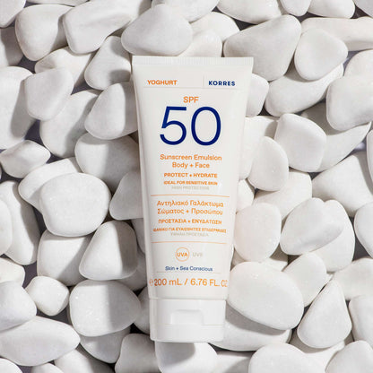 KORRES Sun Care Yoghurt Sunscreen Emulsion Body + Face SPF50 200ml - Additional 2