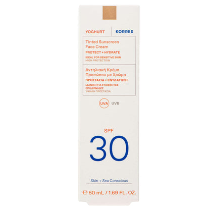 KORRES Sun Care Yoghurt Tinted Sunscreen Face Cream SPF30 50ml - Additional 1