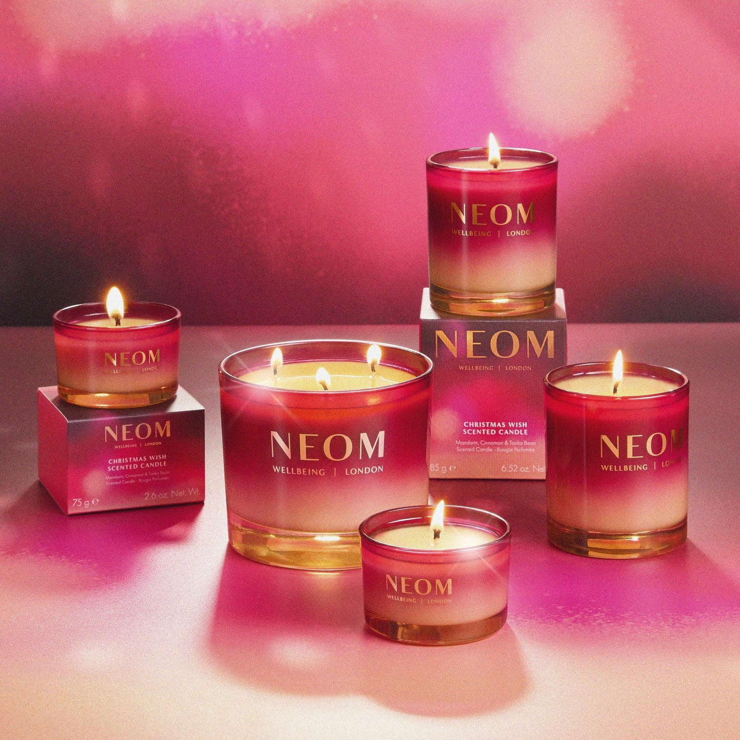 Neom Wellbeing London Christmas Wish 1 Wick Candle 185g - Additional 5