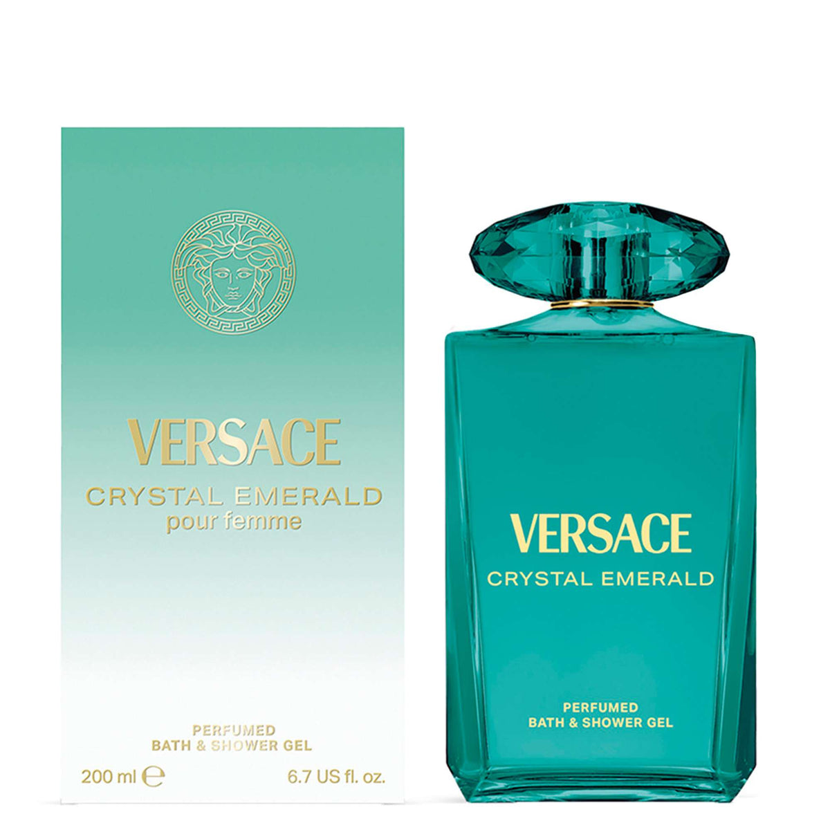 Versace Crystal Emerald Bath & Shower Gel 200ml - Additional 1