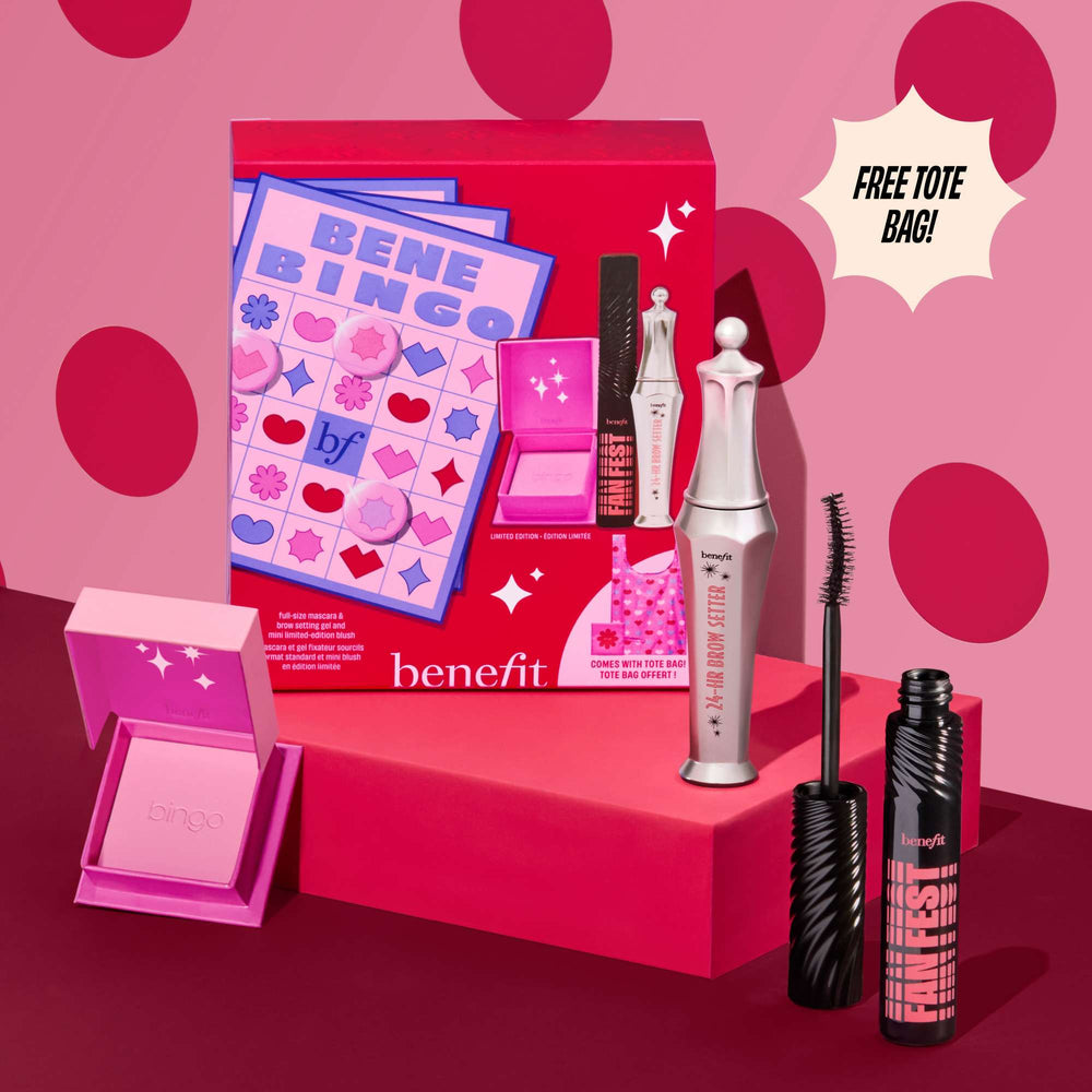 benefit Gifts & Sets Benebingo Mascara, Brow & Limited Edition Blush Makeup Gift Set (Worth £69.50) (Launch 12.09.2025) - Additional 10