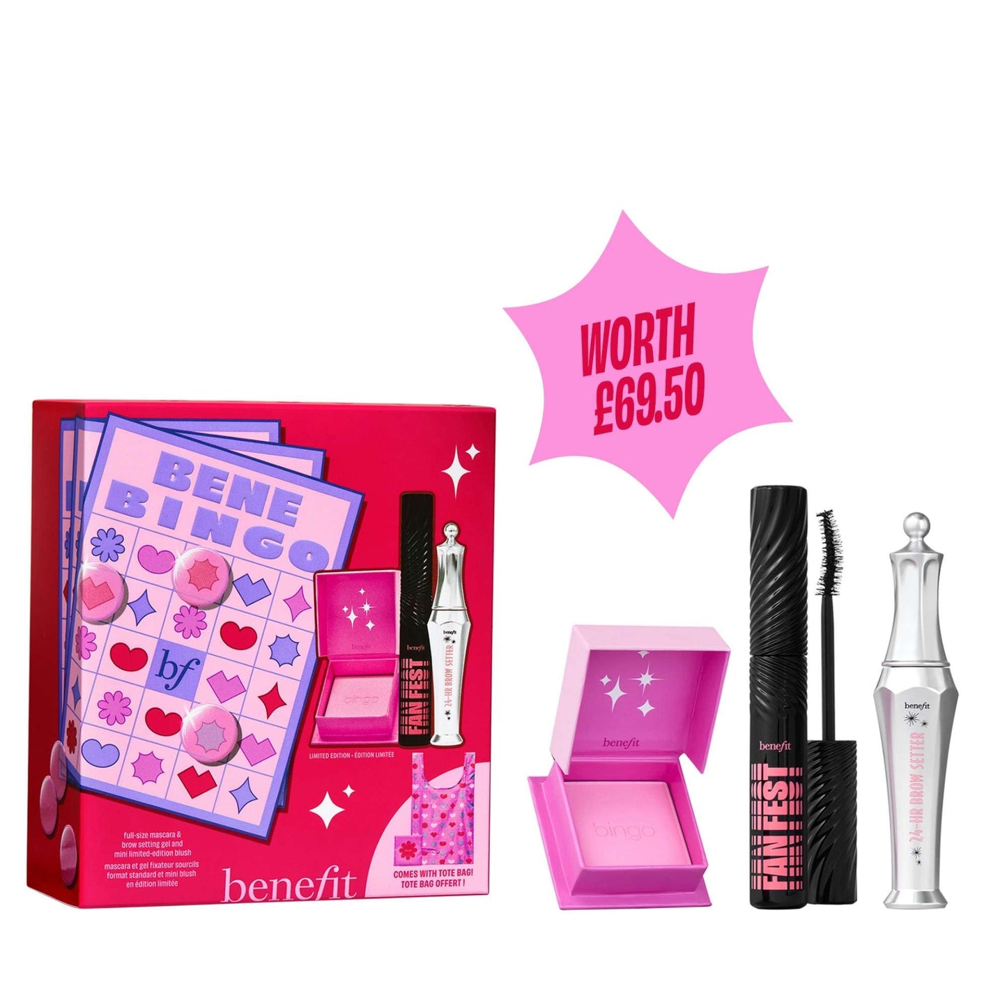 benefit Gifts & Sets Benebingo Mascara, Brow & Limited Edition Blush Makeup Gift Set (Worth £69.50) (Launch 12.09.2025) - Additional 9