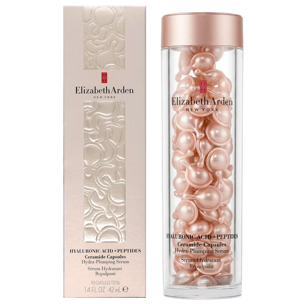 Elizabeth Arden Serums Hyaluronic Acid + Peptides Ceramide Capsules Hydra-Plumping Serum x 90 - Additional 2