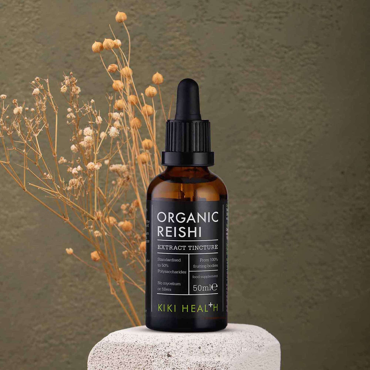 KIKI Health Organic Reishi Extract Tincture 50ml - Additional 1