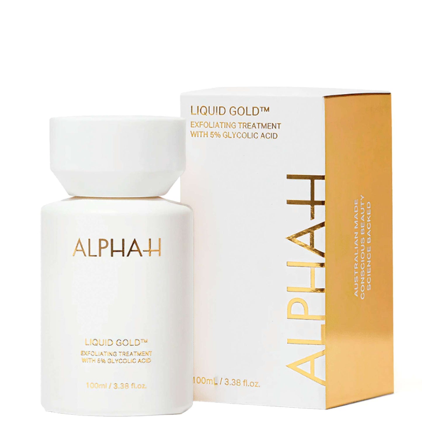 Alpha H Exfoliants Liquid Gold Exfoliating Treatment with 5% Glycolic Acid 100ml - Additional 1