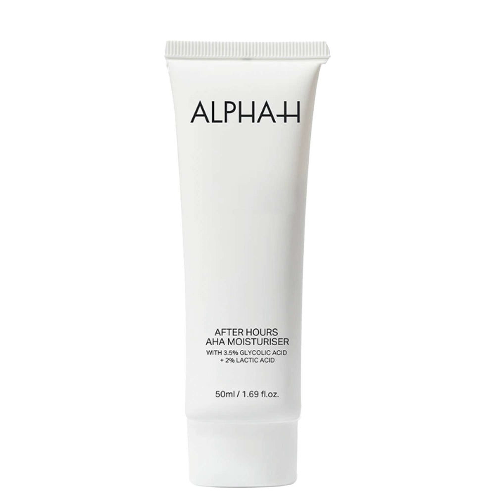 Alpha H Moisturiser After Hours AHA Moisturiser with 3.5% Glycolic Acid + 2.5% Lactic Acid 50ml