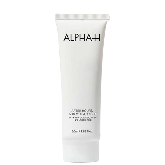 Alpha H Moisturiser After Hours AHA Moisturiser with 3.5% Glycolic Acid + 2.5% Lactic Acid 50ml
