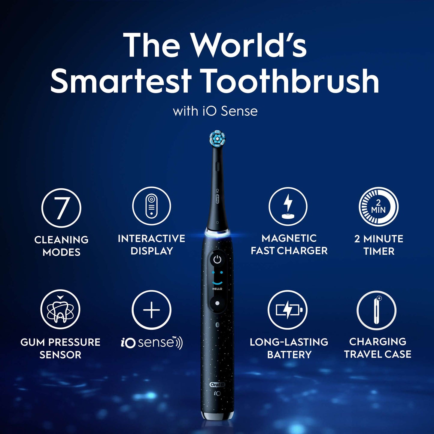 Oral-B iO 10 Black Electric Toothbrush - Additional 6
