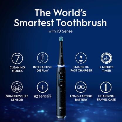 Oral-B iO 10 Black Electric Toothbrush - Additional 6