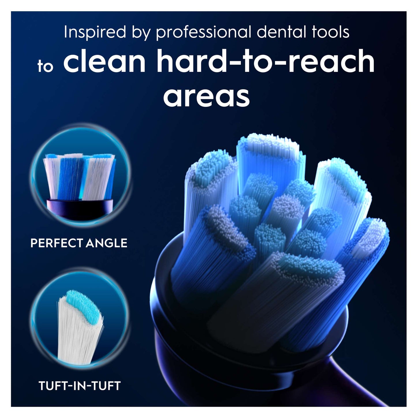 Oral-B iO Replacement Heads Ultimate Clean Black 4 Pack - Additional 2
