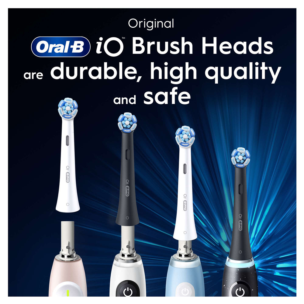 Oral-B iO Replacement Heads Ultimate Clean Black 4 Pack - Additional 6