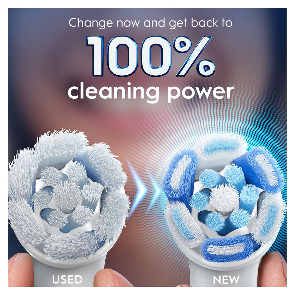 Oral-B iO Replacement Heads Ultimate Clean White 4 Pack - Additional 5