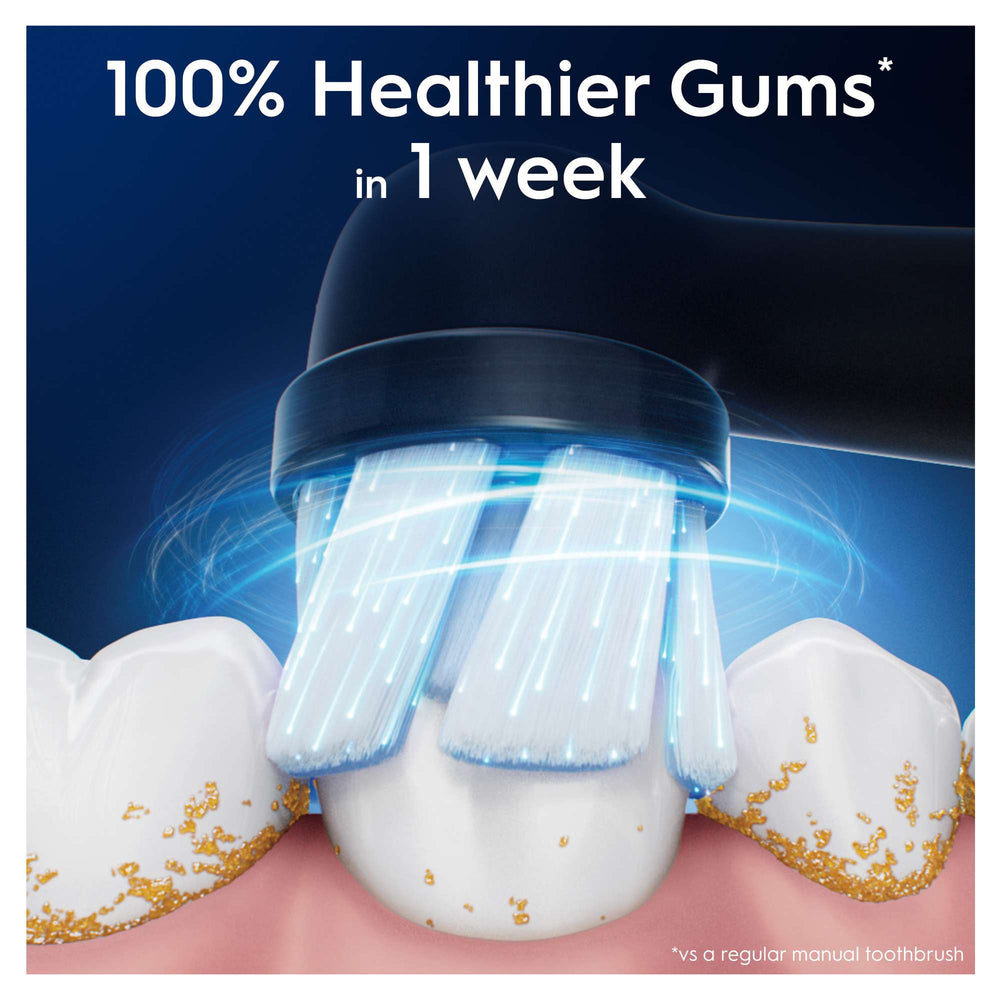 Oral-B iO Replacement Heads Gentle Clean Black 4 Pack - Additional 1