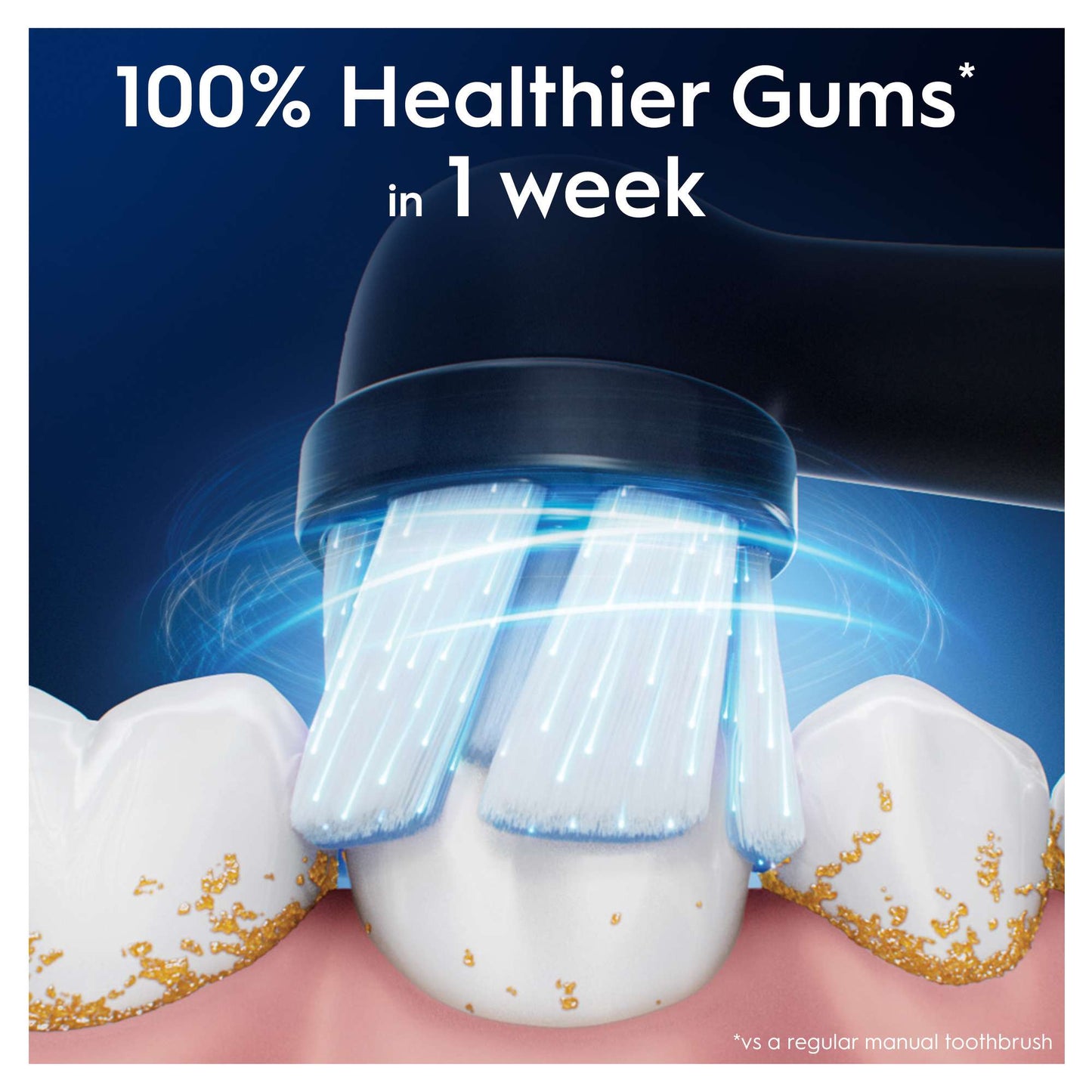 Oral-B iO Replacement Heads Gentle Clean Black 4 Pack - Additional 1