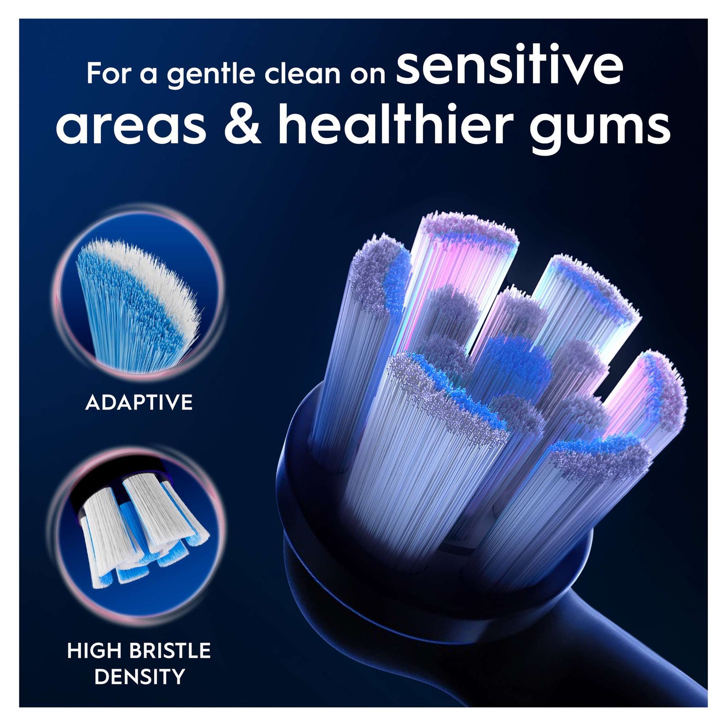 Oral-B iO Replacement Heads Gentle Clean Black 4 Pack - Additional 2