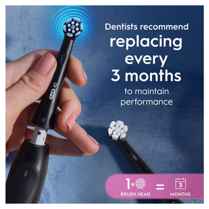 Oral-B iO Replacement Heads Gentle Clean Black 4 Pack - Additional 3