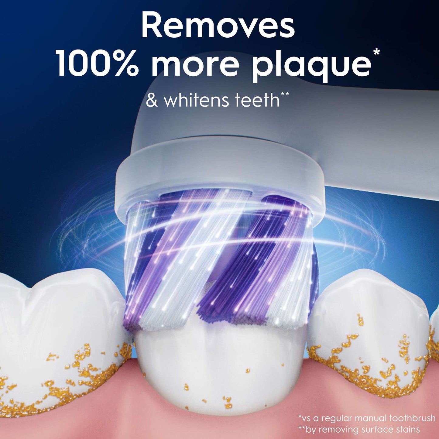 Oral-B iO Replacement Heads Radiant White Black 4 Pack - Additional 1