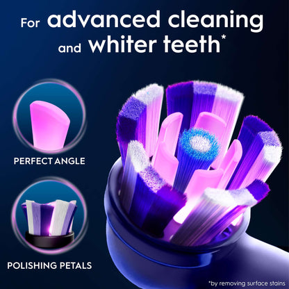 Oral-B iO Replacement Heads Radiant White Black 4 Pack - Additional 2