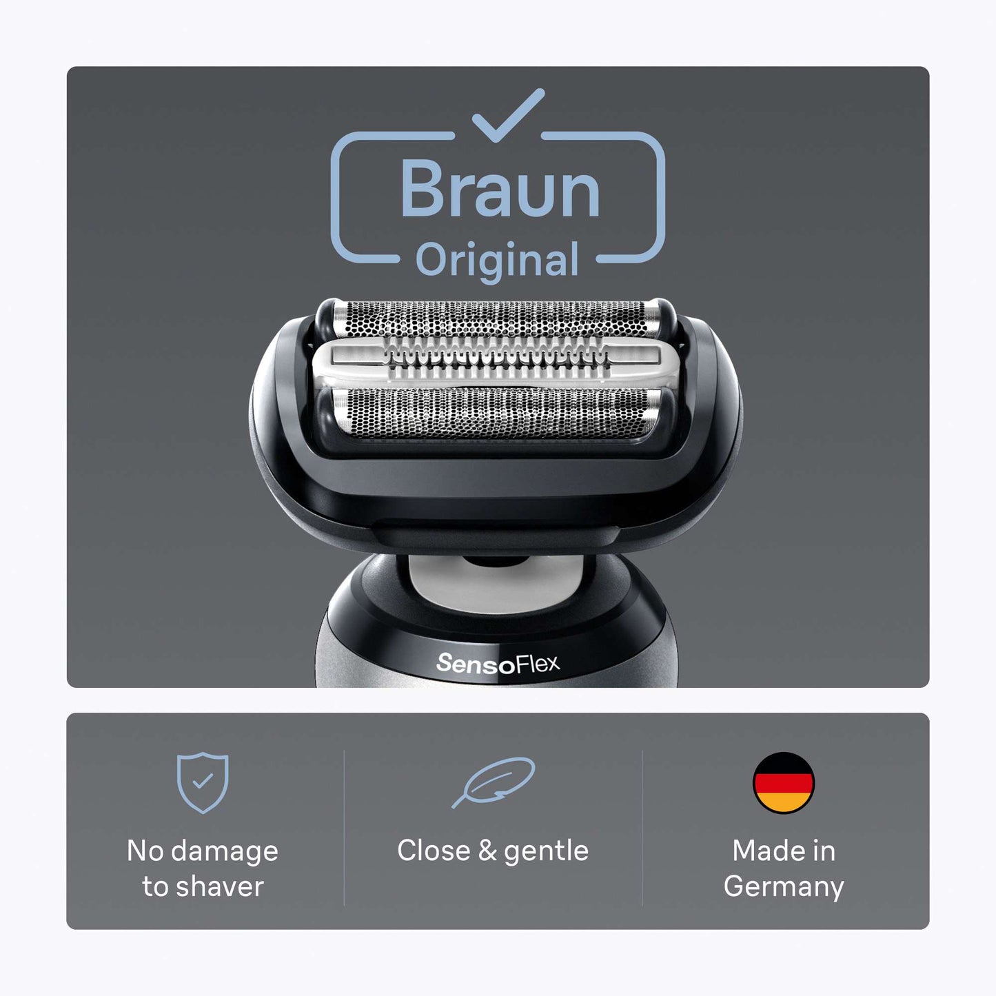 Braun Replacement Heads Series 6 Shaver Head - Additional 4