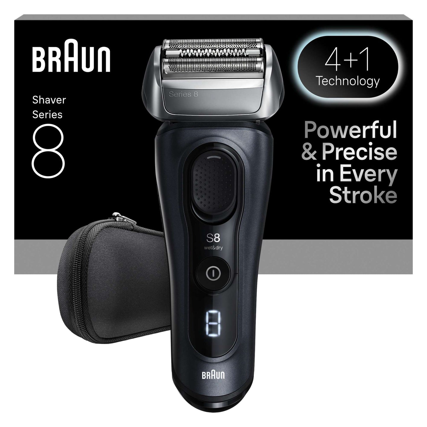 Braun Series Shavers Series 8 8603S Grey Electric Shaver - Additional 1