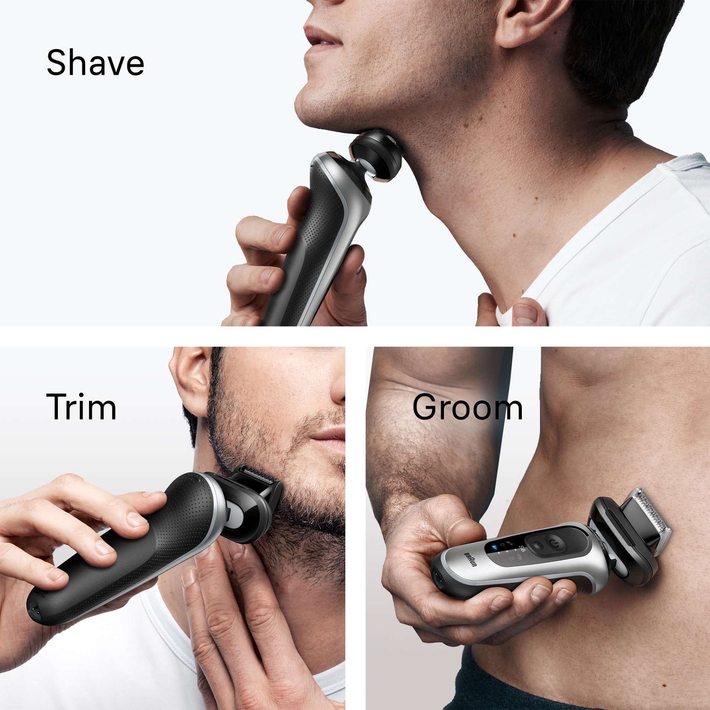 Braun Series Shavers Series 6 62-S7650CC Silver Electric Shaver - Additional 4